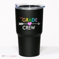 1st Grade Crew Arrow Heart Tumbler thumb 0