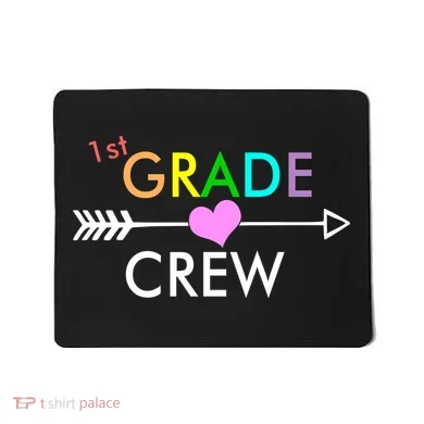 1st Grade Crew Arrow Heart Mousepad
