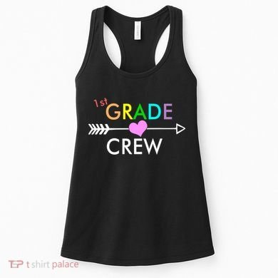 1st Grade Crew Arrow Heart Women's Tank Top