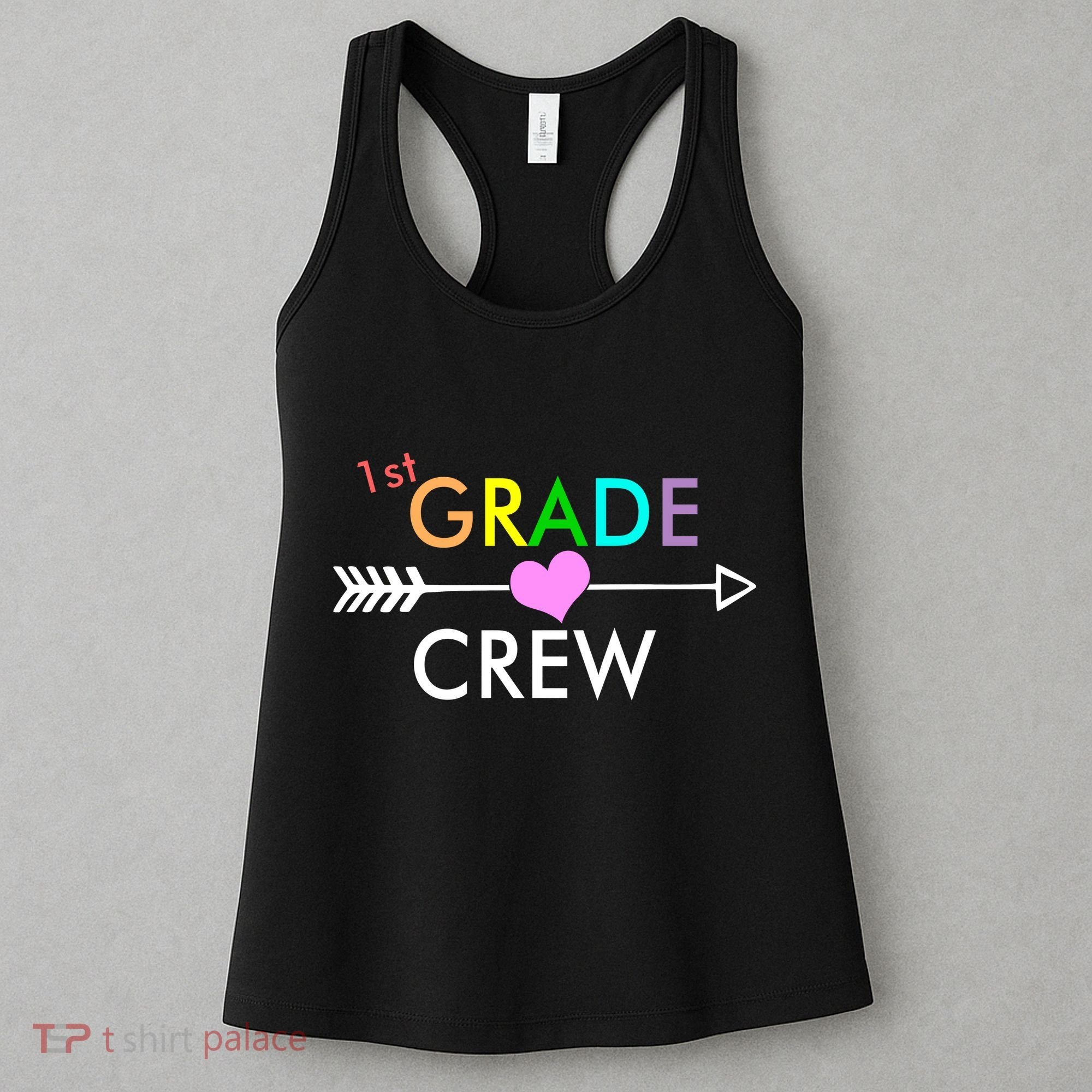 1st Grade Crew Arrow Heart Women's Tank Top