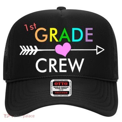 1st Grade Crew Arrow Heart Hat