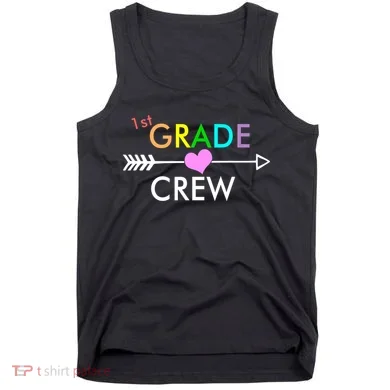 1st Grade Crew Arrow Heart Tank Top