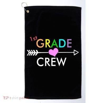1st Grade Crew Arrow Heart Golf Towel