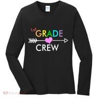 1st Grade Crew Arrow Heart Women's Long Sleeve Shirt thumb 0