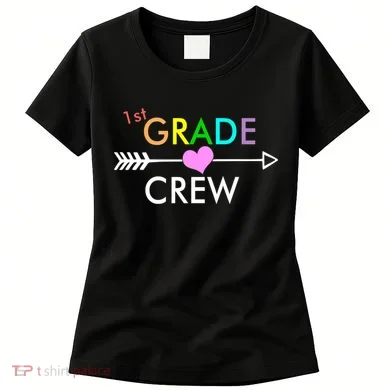 1st Grade Crew Arrow Heart Women's T-Shirt