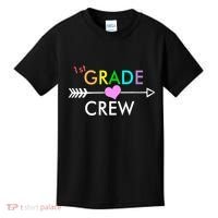 1st Grade Crew Arrow Heart Kids T-Shirt thumb 0