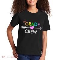 1st Grade Crew Arrow Heart Kids T-Shirt thumb 2
