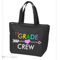 1st Grade Crew Arrow Heart Tote Bag thumb 3