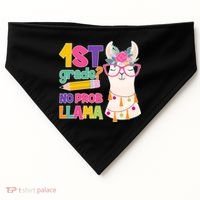1st Grade? No Prob Llama USA-Made Doggie Bandana thumb 0