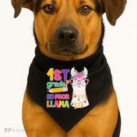 1st Grade? No Prob Llama USA-Made Doggie Bandana thumb 1