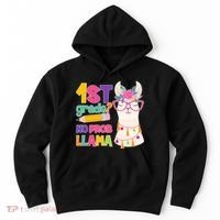 1st Grade? No Prob Llama Hoodie thumb 0