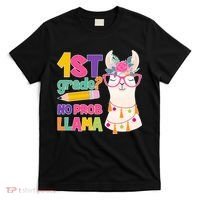 1st Grade? No Prob Llama T-Shirt thumb 0