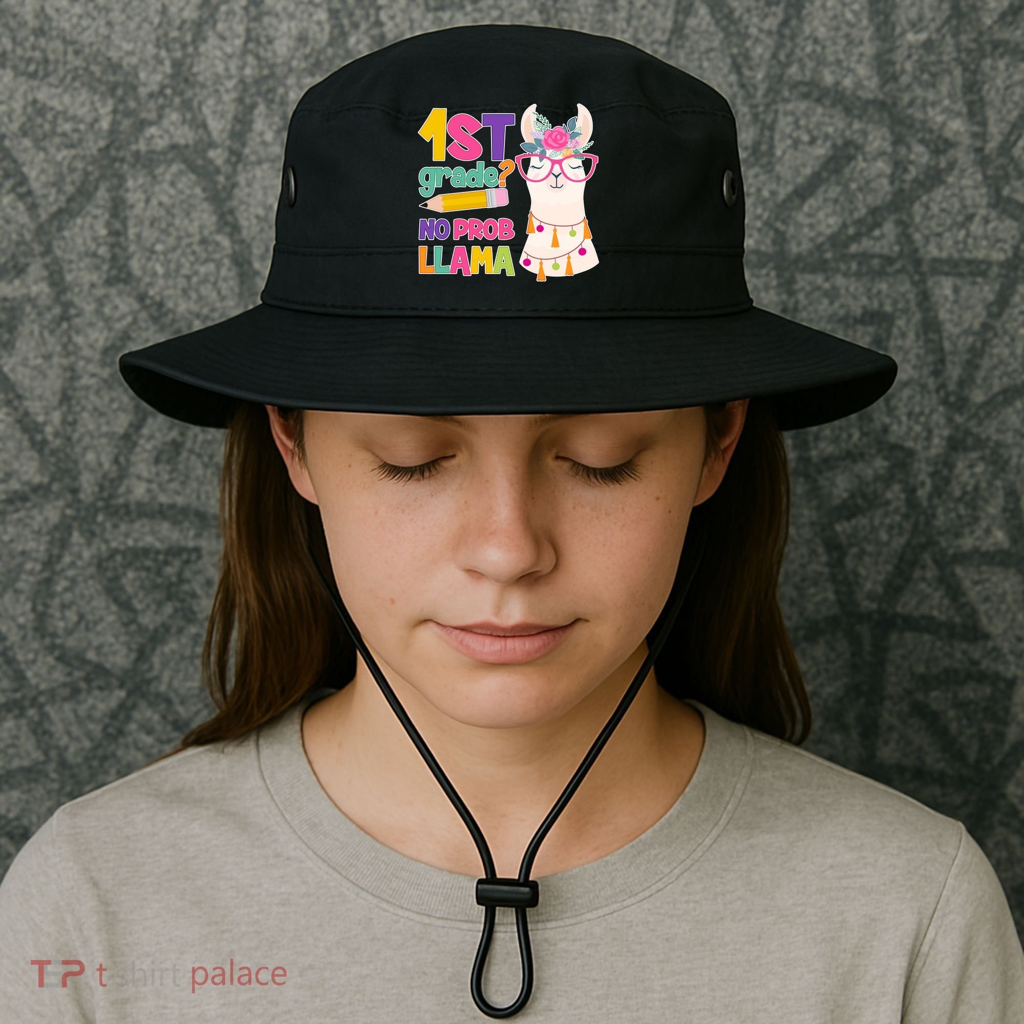 1st Grade? No Prob Llama Bucket Hat