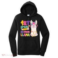 1st Grade? No Prob Llama Women's Hoodie thumb 0