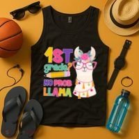 1st Grade? No Prob Llama Tank Top thumb 4