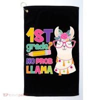 1st Grade? No Prob Llama Golf Towel thumb 0