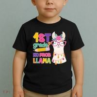 1st Grade? No Prob Llama Toddler T-Shirt thumb 2