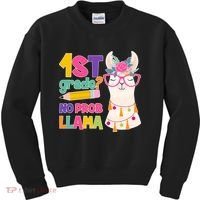 1st Grade? No Prob Llama Kids Sweatshirt thumb 0
