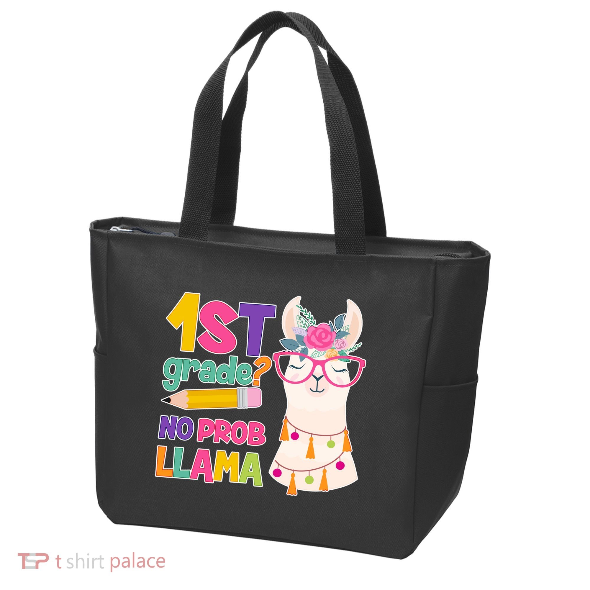 1st Grade? No Prob Llama Tote Bag