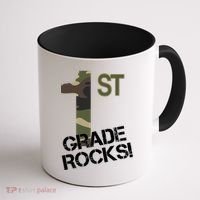 1st Grade Rocks Camo Coffee Mug thumb 1