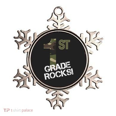 1st Grade Rocks Camo Ornament