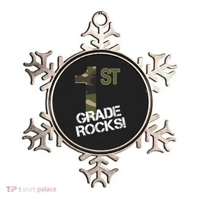 1st Grade Rocks Camo Ornament