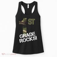 1st Grade Rocks Camo Women's Tank Top thumb 0