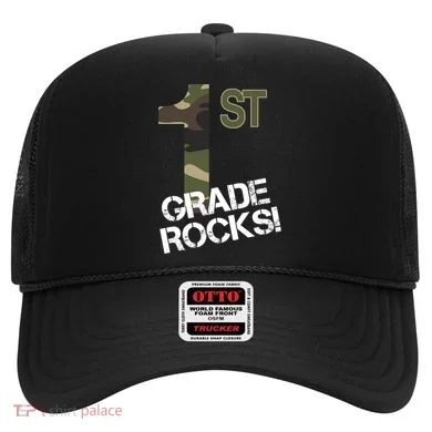 1st Grade Rocks Camo Hat