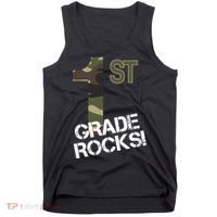 1st Grade Rocks Camo Tank Top thumb 0