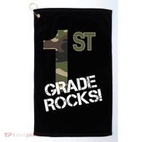 1st Grade Rocks Camo Golf Towel thumb 0