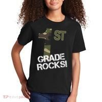 1st Grade Rocks Camo Kids T-Shirt thumb 2