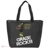 1st Grade Rocks Camo Tote Bag thumb 0