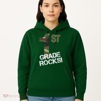 1st Grade Rocks Camo Hoodie thumb 5