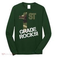 1st Grade Rocks Camo Long Sleeve Shirt thumb 0