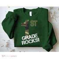 1st Grade Rocks Camo Sweatshirt thumb 2