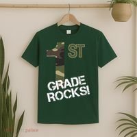 1st Grade Rocks Camo T-Shirt thumb 2