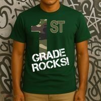 1st Grade Rocks Camo T-Shirt thumb 3