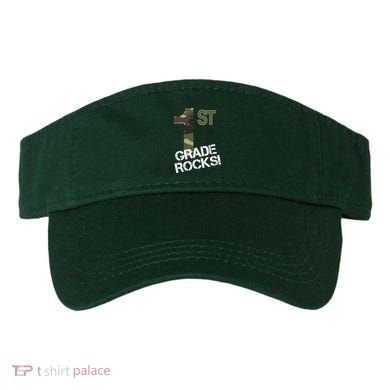 1st Grade Rocks Camo Visor