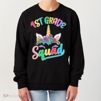 1st Grade Unicorn Squad Women's Sweatshirt thumb 0