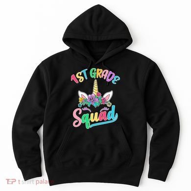 1st Grade Unicorn Squad Hoodie