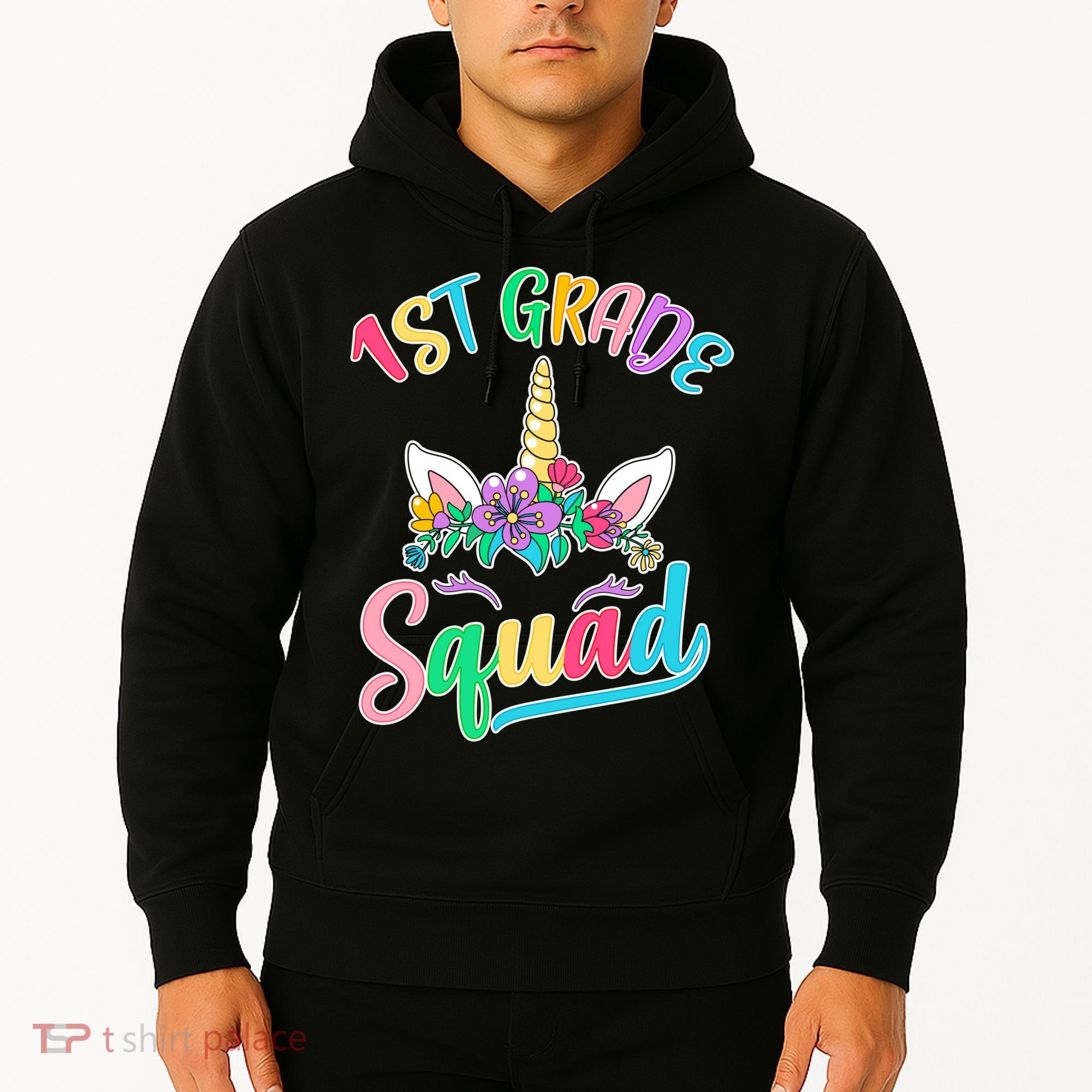 1st Grade Unicorn Squad Hoodie