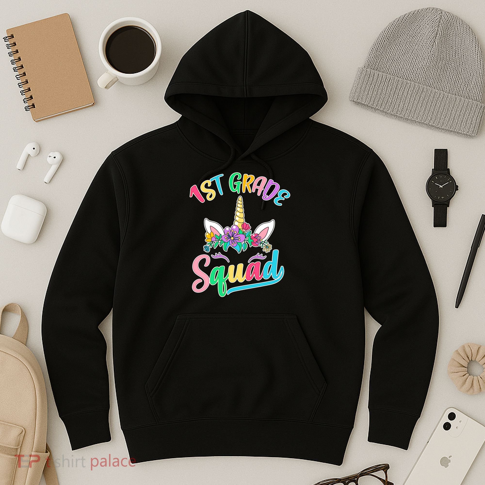1st Grade Unicorn Squad Hoodie