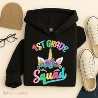 1st Grade Unicorn Squad Hoodie thumb 4