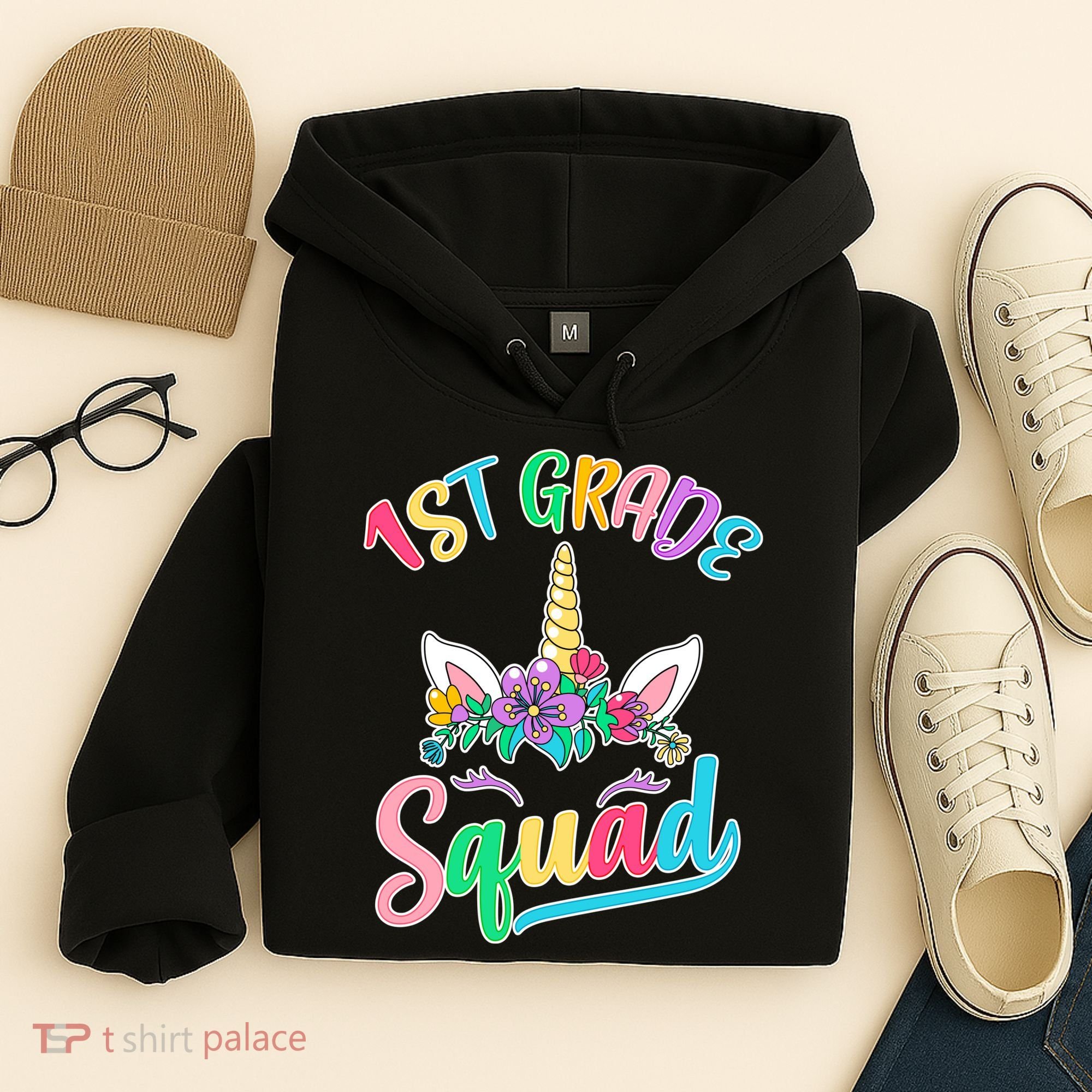 1st Grade Unicorn Squad Hoodie