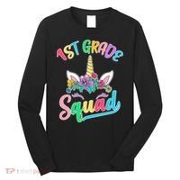 1st Grade Unicorn Squad Long Sleeve Shirt thumb 0