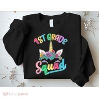 1st Grade Unicorn Squad Sweatshirt thumb 2