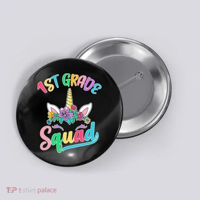 1st Grade Unicorn Squad Button