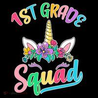 1st Grade Unicorn Squad Bucket Hat thumb 4