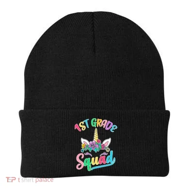 1st Grade Unicorn Squad Beanie