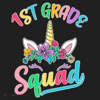 1st Grade Unicorn Squad Beanie thumb 2